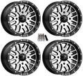 MSA M38 Brute UTV Wheels/Rims Machined 15  Polaris RZR 1000 XP / Ranger XP 900/1000