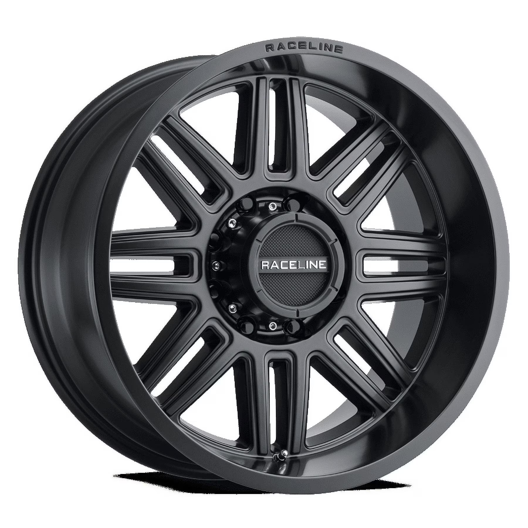 Raceline 948B-SPLIT 17  Cast Aluminum Wheel, SPLIT SATIN BLACK 17X8.5 5X127 0mm