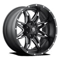 Fuel 1PC Aluminum Rim D567 LETHAL 18X9in Matte Black Milled Finish, D56718909845
