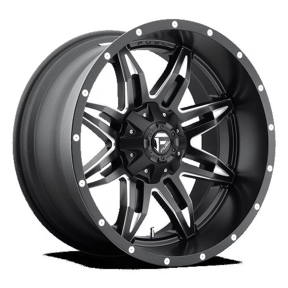 Fuel 1PC Aluminum Rim D567 LETHAL 18X9in Matte Black Milled Finish, D56718909845