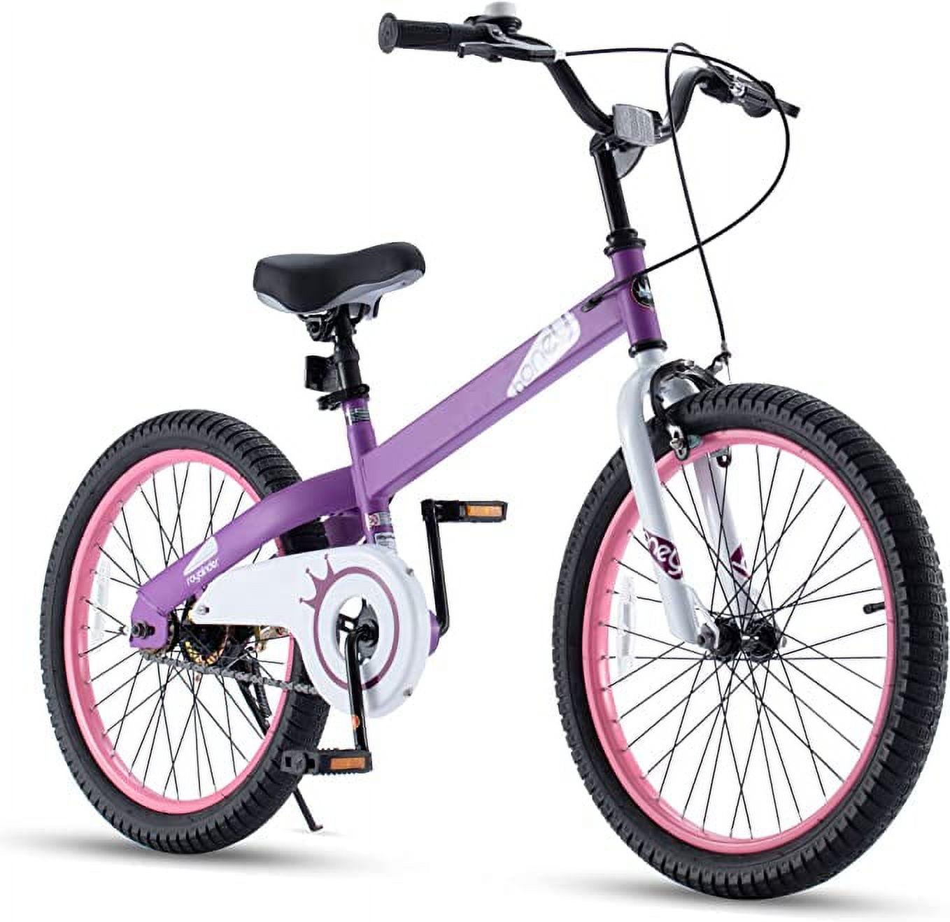 Royalbaby Girls Bike 20 Inch Hony Bike Purple With Kickstand