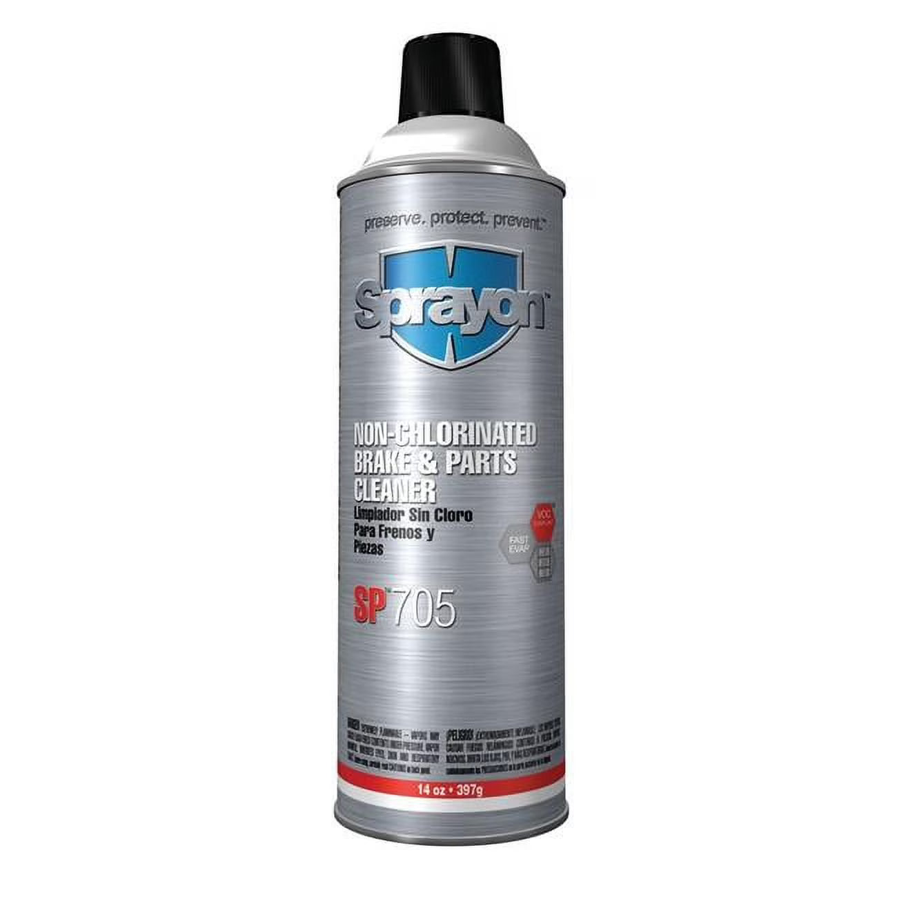 SP??05 Non-Chlorinated Brake and Parts Cleaner, 20 oz Capacity, Aerosol Can, Mild Solvent Scent Pack of 12