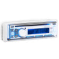 BOSS Audio Systems MR762BRGB Marine Audio Stereo System ?C Single Din, Bluetooth Audio and Calling Head Unit, CD Player, AM FM Radio Receiver, Weatherproof, Multicolor Illumination, for Amplifier