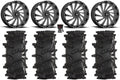 MSA Blade 22  Wheels Milled 35  Outlaw Max Tires Can-Am Commander Maverick Renegade Outlander Defender