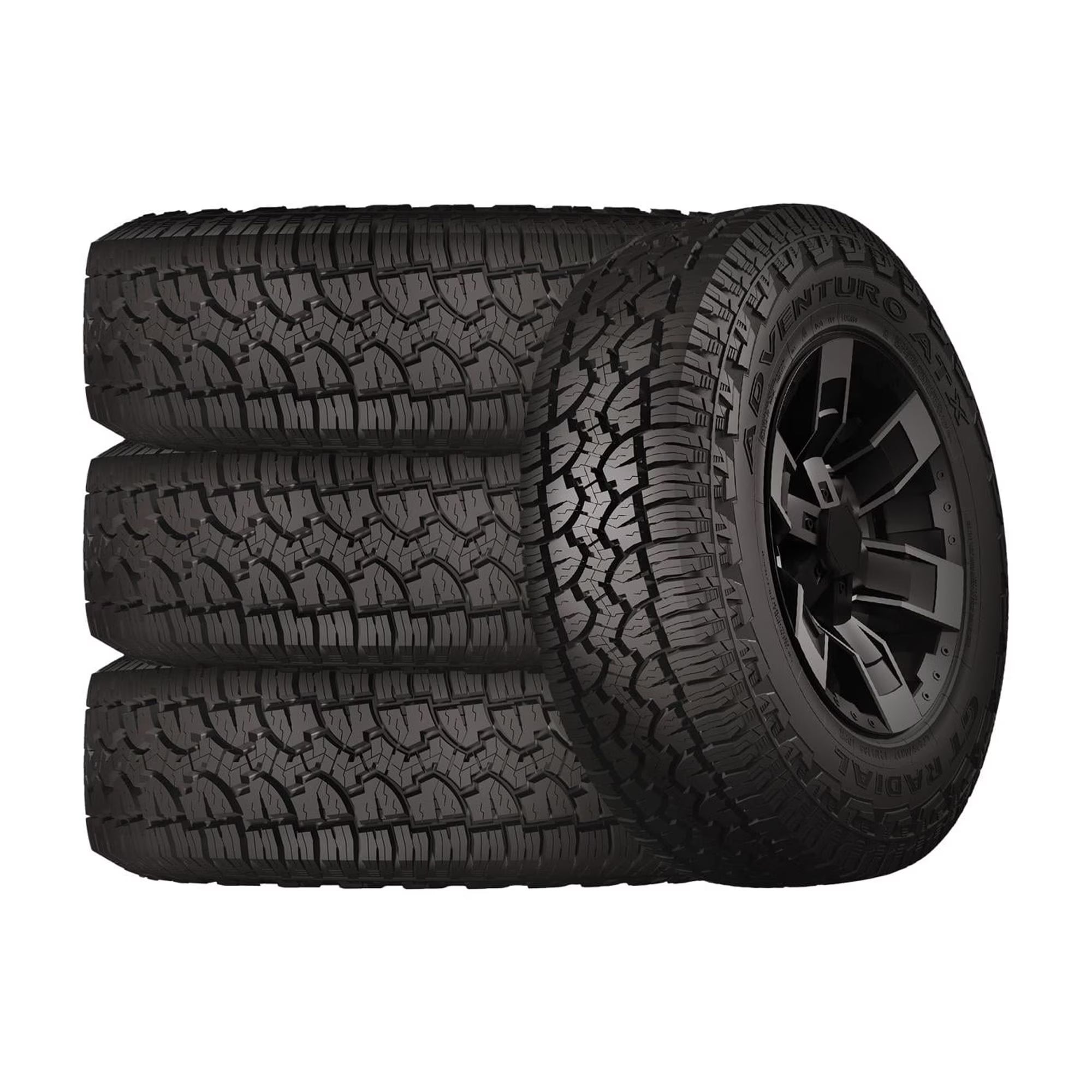 Set of 4 GT Radial Adventuro ATX P245/65R17 105T Tires Fits: 2004 Jeep Grand Cherokee Overland, 2019 Jeep Cherokee Trailhawk Elite