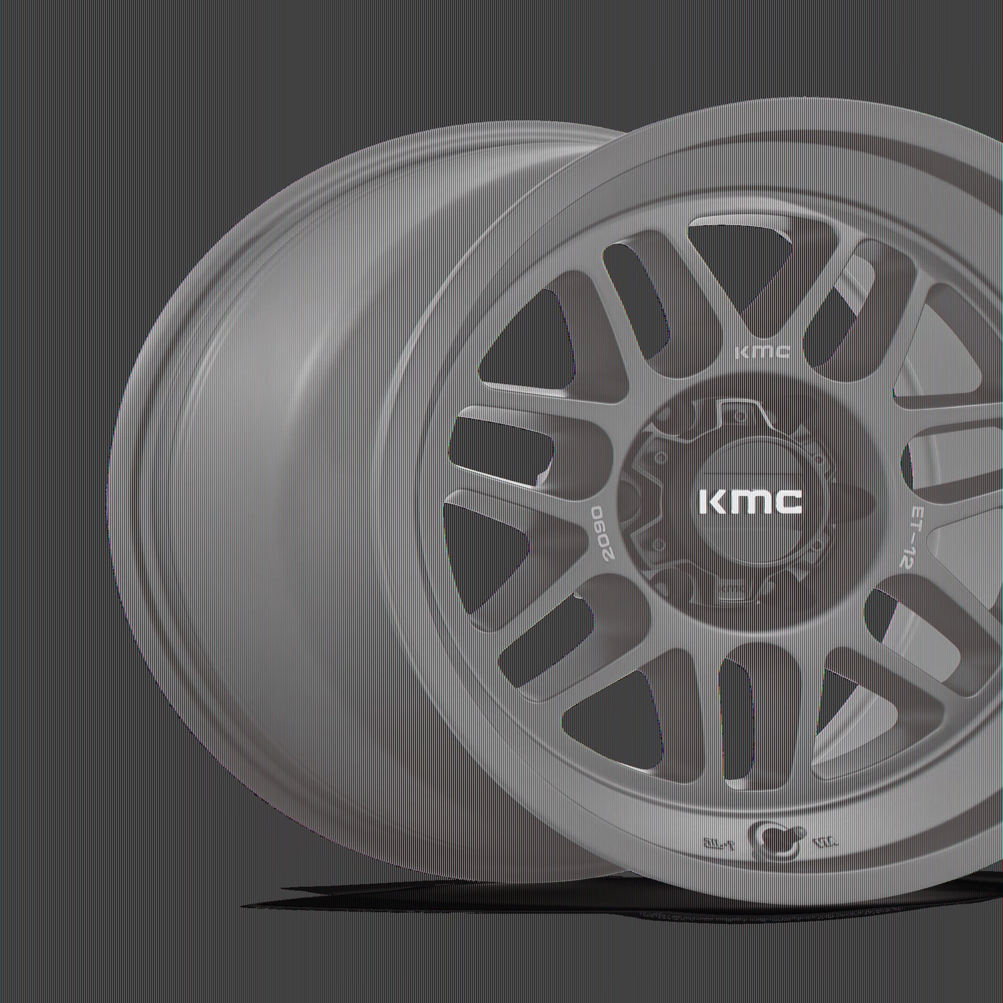KMC Cast Aluminum Rim KM725 20X9 6X5.5 MTL-BLUE 0MM, KM725LX20906800