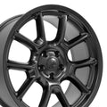 22  Replica DG21 fits Jeep Grand Cherokee 22x9.5 Satin Black