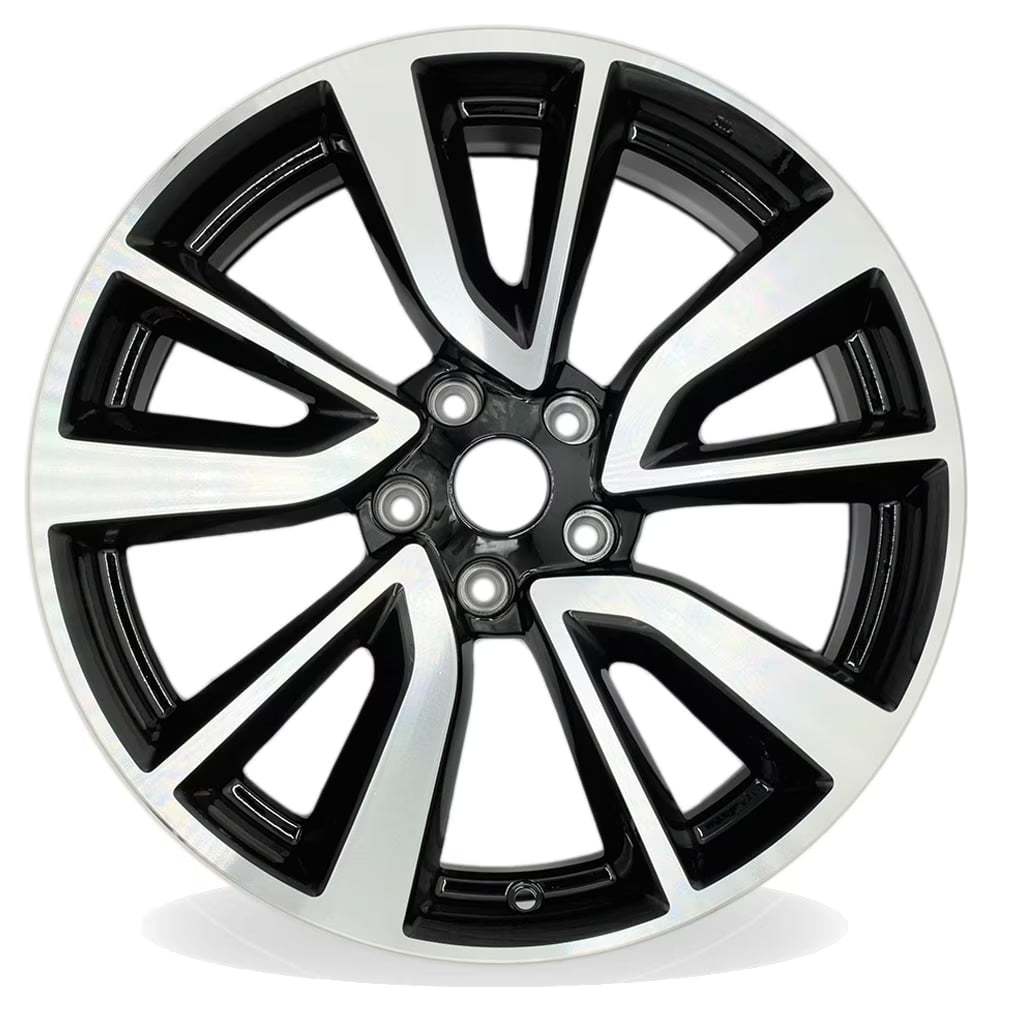 For Nissan Rogue OEM Design Wheel 19  19x7 2017-2020 Machined Black Single Replacement Rim