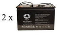 SPS Brand 12V 100Ah Replacement Battery (SG121000i4) for Pride Mobility Wrangler PMV 650 (2 Pack)