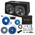 PRORECK PR-122M Complete 1500W Dual 12  Car Subwoofer