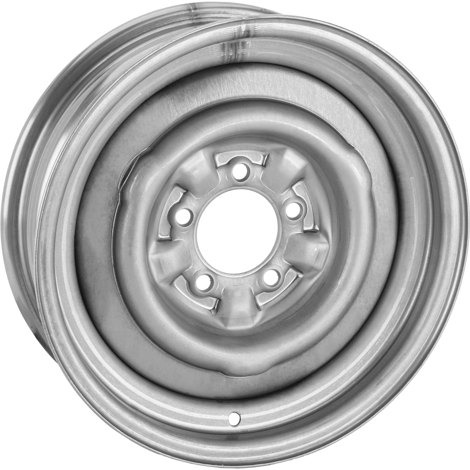 Speedway Motors Steel 15  Rim 15x5 inch 5 Lug Natural for Ford/Mopar