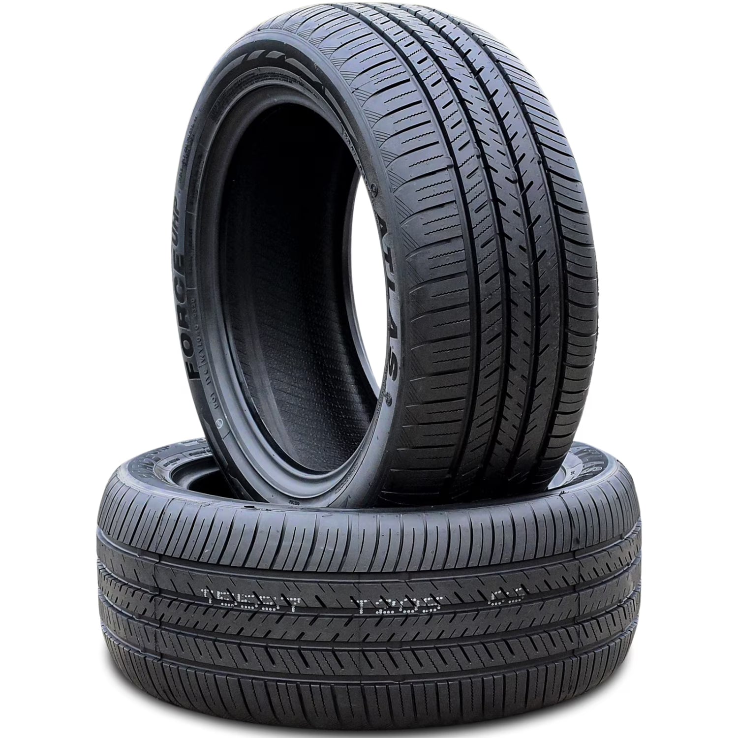 Pair of 2 (TWO) Atlas Force UHP 245/40R18 97Y XL High Performance All Season Tires Fits: 2006-16 Mercedes-Benz E350 4Matic, 2016-22 Subaru Impreza Base