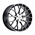 Petrol P2B 19X8 5X112 40Et 76.1Cb Gloss Black W/ Machined Face Wheel