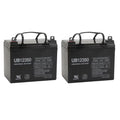  UPG 12V 35Ah Pride Victory AGM1234T Scooter Replacement Battery 2 Pack 