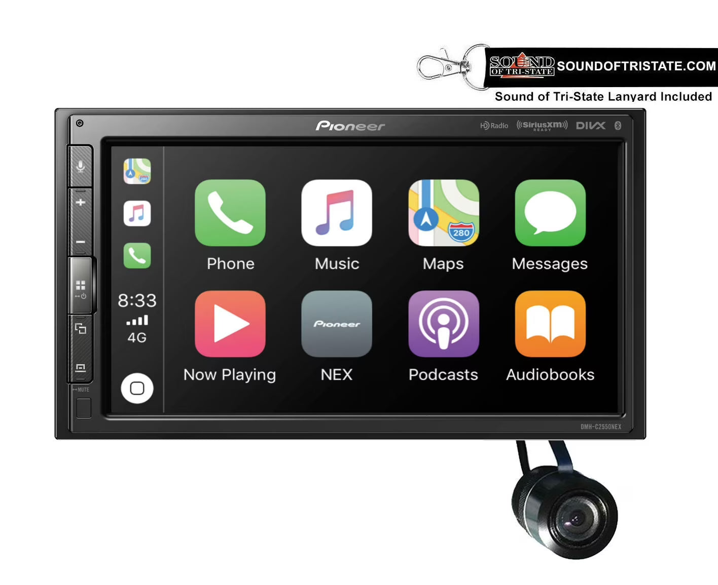 Pioneer DMH-C2550NEX 6.8  Digital Media Receiver with Bullet Style Camera