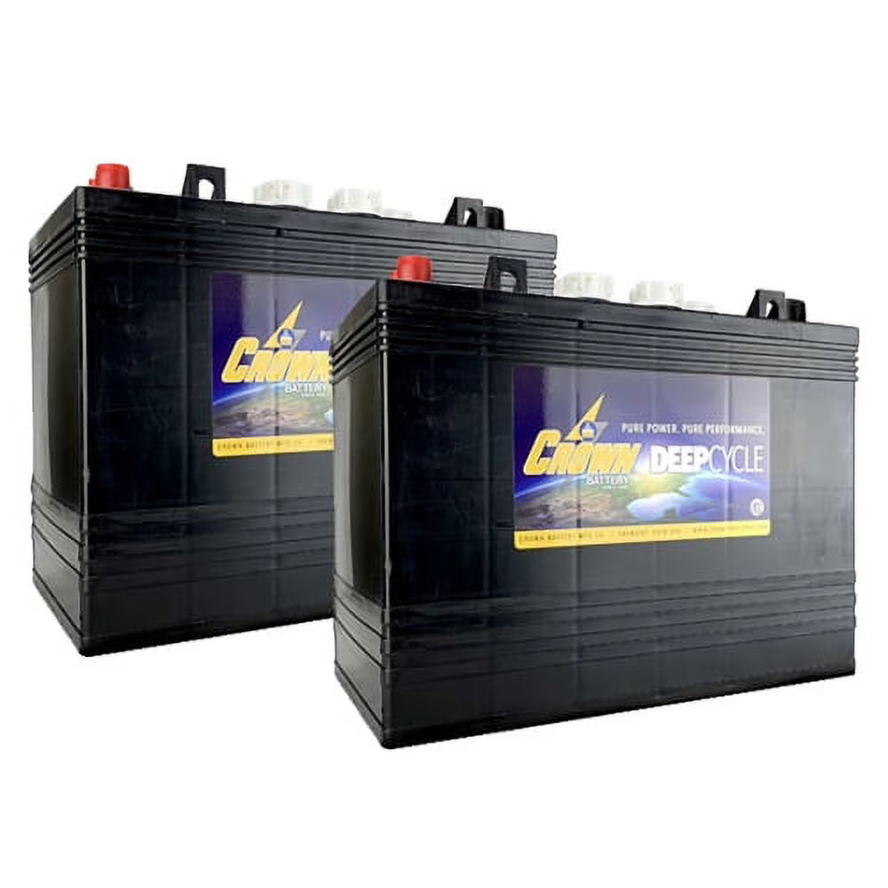 Crown Replacement Battery for Trojan T1275 150 AH Deep Cycle Battery X2