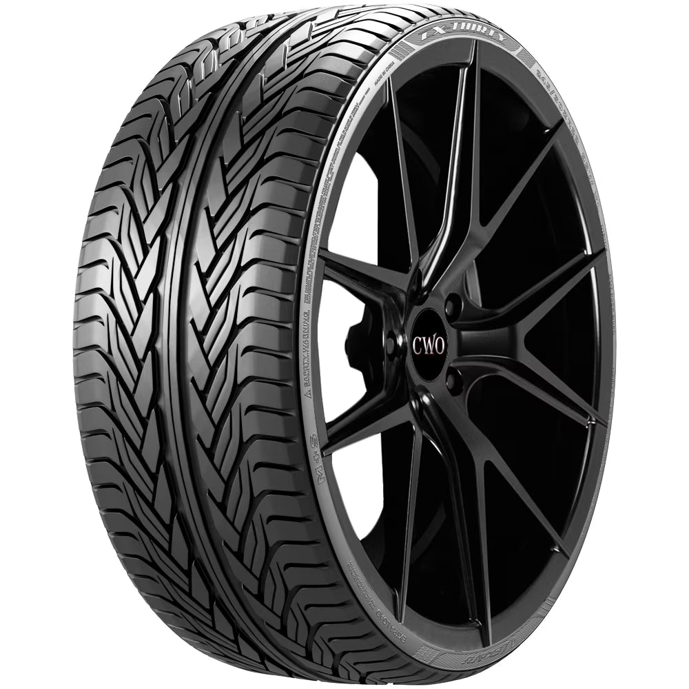 285/45R22 Lexani LX-Thirty 114V XL Black Wall Tire