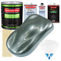 Steel Gray Metallic Premium Gallon Kit Low VOC URETHANE BASECOAT Auto Paint Kit