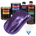 Plum Crazy Metallic Quart URETHANE BASECOAT CLEARCOAT Car Auto Body Paint Kit