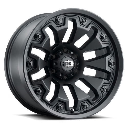 18  Vision Off-Road 362 Armor Satin Black Wheel 18x9 6x5.5 Lifted Rim -12mm