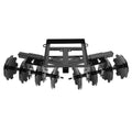 KOJEM Disc Plow Harrow for ATV Steel With 8 blades W/Hardware Universal 54  Cut Width
