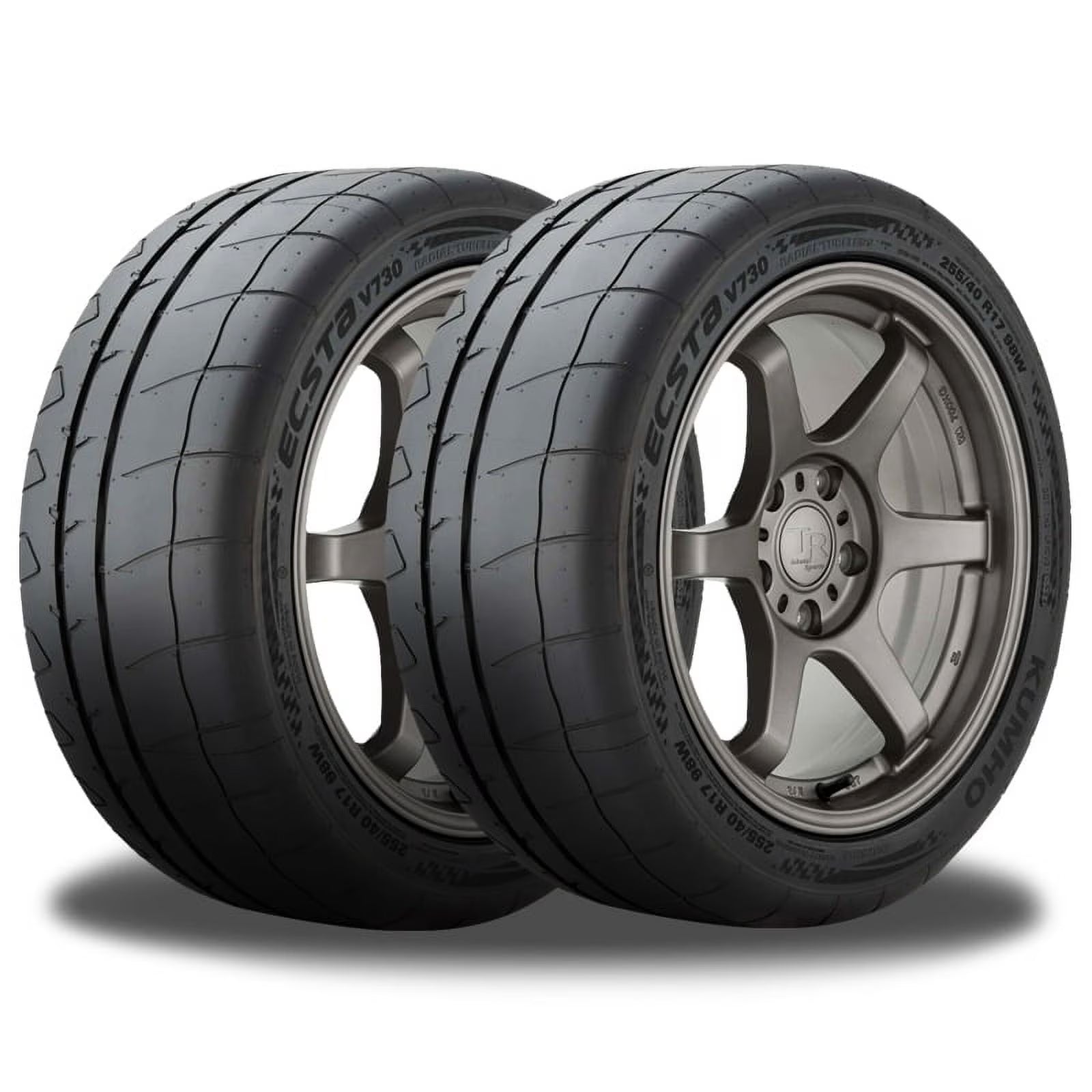2 Kumho Ecsta V730 245/40R18 97W EXTREME Performance Summer Track Tires 200AAA 2283993 / 245/40/18 / 2454018