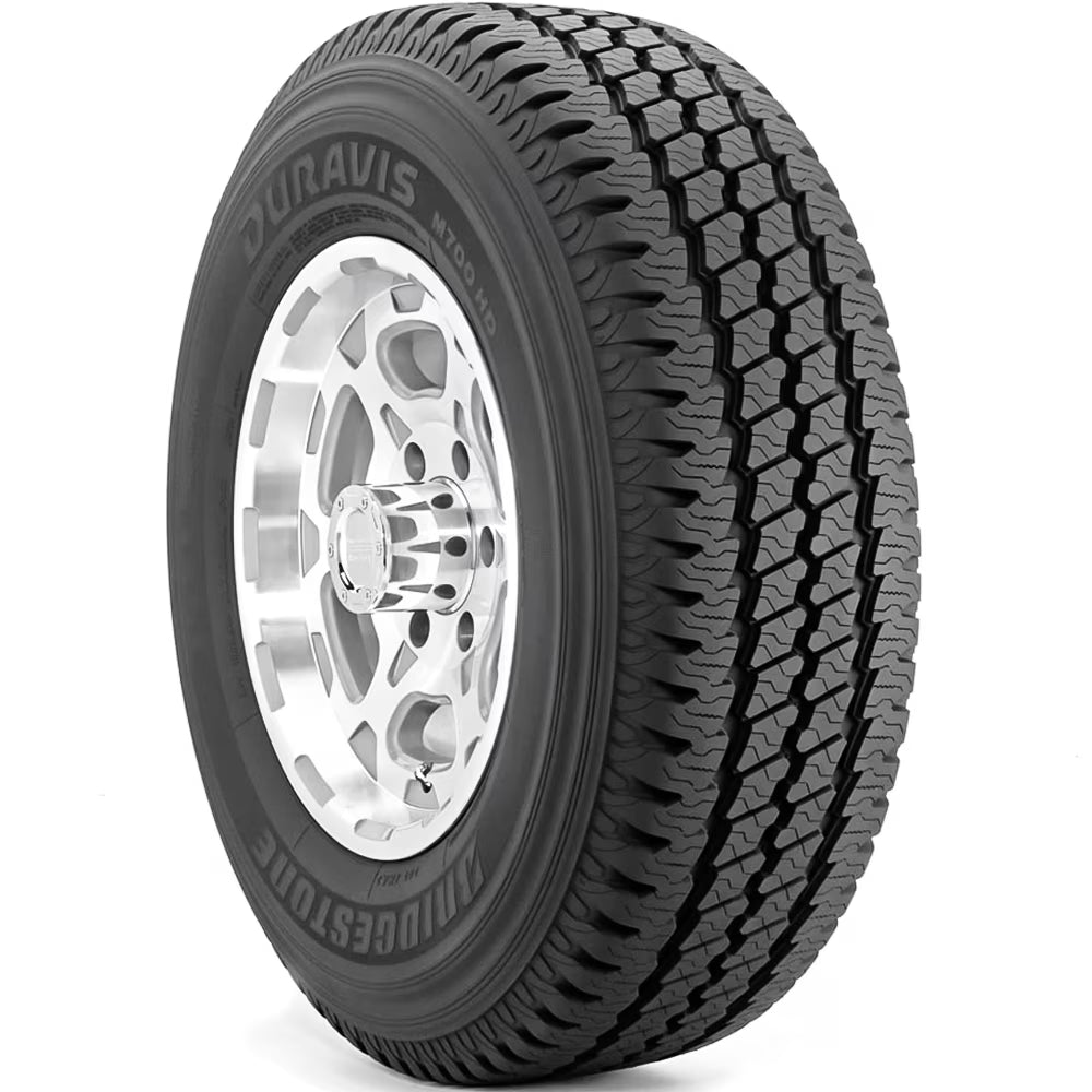 Set of 4 Bridgestone Duravis M700 HD 245/75R16 120/116R E 10 Ply Van Commercial Tires