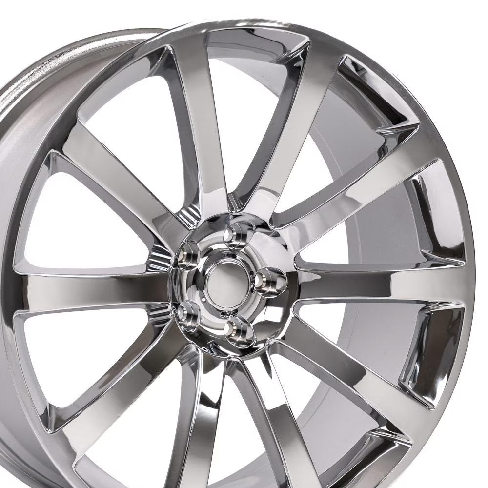 20x9 Wheel Fits Dodge, Chrysler - 300 SRT Style Chrome Rim, Hollander 2253 Fits select: 2005-2006 CHRYSLER 300C, 2006-2022 DODGE CHARGER