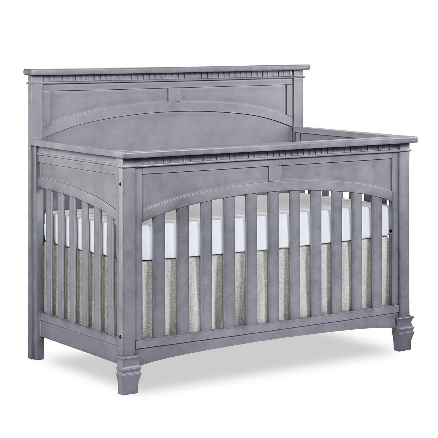 Evolur Santa Fe 5-in-1 Convertible Crib. Storm Grey