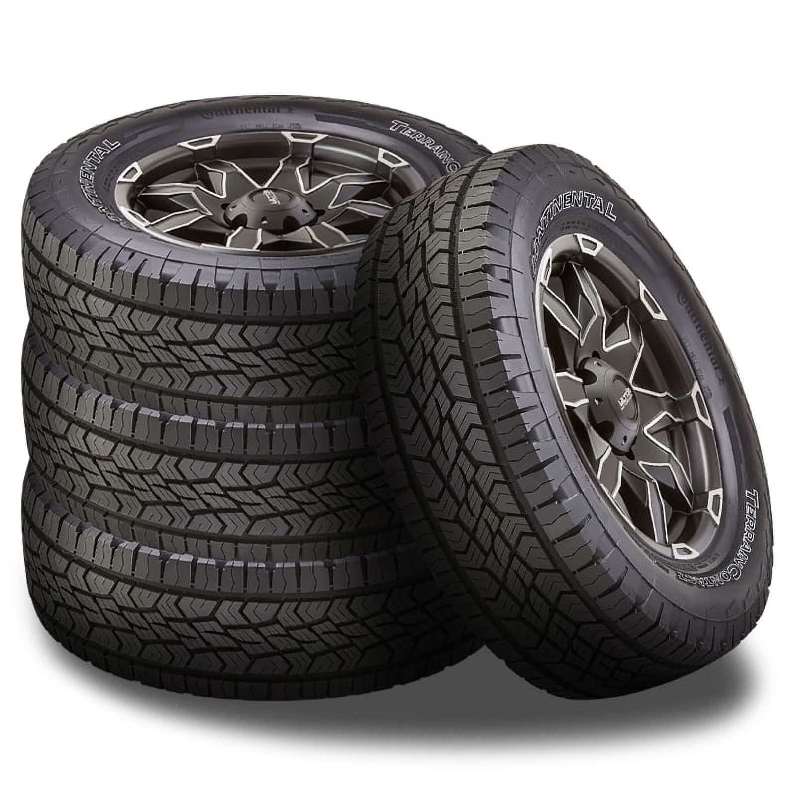 4 Continental TerrainContact A/T OWL 265/70R17 115S All Terrain 60K MILE 680AB 15506840000 / 265/70/17 / 2657017