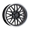 Petrol P4C 18X8 5X120 35Et 72.1Cb Gloss Black W/ Machined Cut Lip Wheel