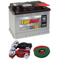 EverStart Platinum AGM Automotive Battery, Group Size H5 / LN2 / 47 12 Volt, 680 CCA 105RC with Top Post Epoxy Coated Battery Terminal