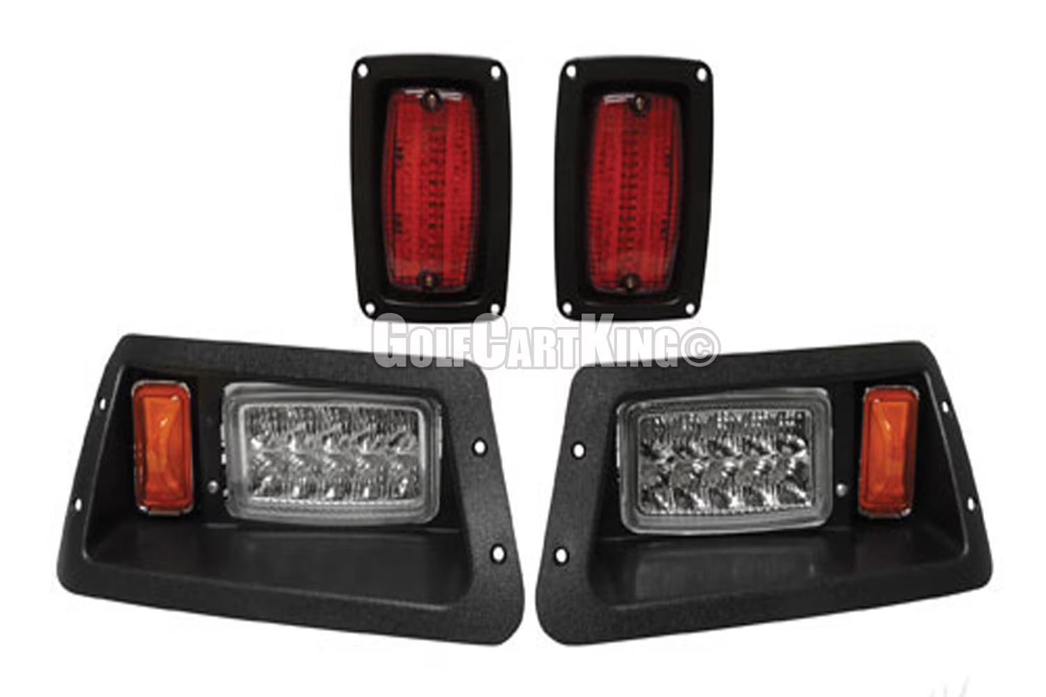 Premium Yamaha (1995-2006) G14-G22 Golf Cart LED Headlight - Tail Light Kit