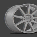 Status Cast Aluminum Rim ST002 24X10 5X120 M-ANTH 35MM, ST002AX24104935