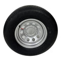 Trailer Tire on Rim ST225/75R15 TrailQuest LRE Radial 10 Ply 6 Lug Silver Modular Wheel 6X5.5  Bolt Pattern