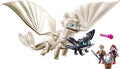 PLAYMOBIL How to Train Your Dragon III Light Fury with Baby Dragon and Children Action Figure Sets