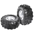 ATV Go Kart Tires and Rims 18x9.50-8 Inch Tubeless Golf Cart Tires 4x 110mm Go Kart Buggy ATV Mini-bikes Quad Bike Lawn Mower Tires and Wheels 4 Wheelers (2)