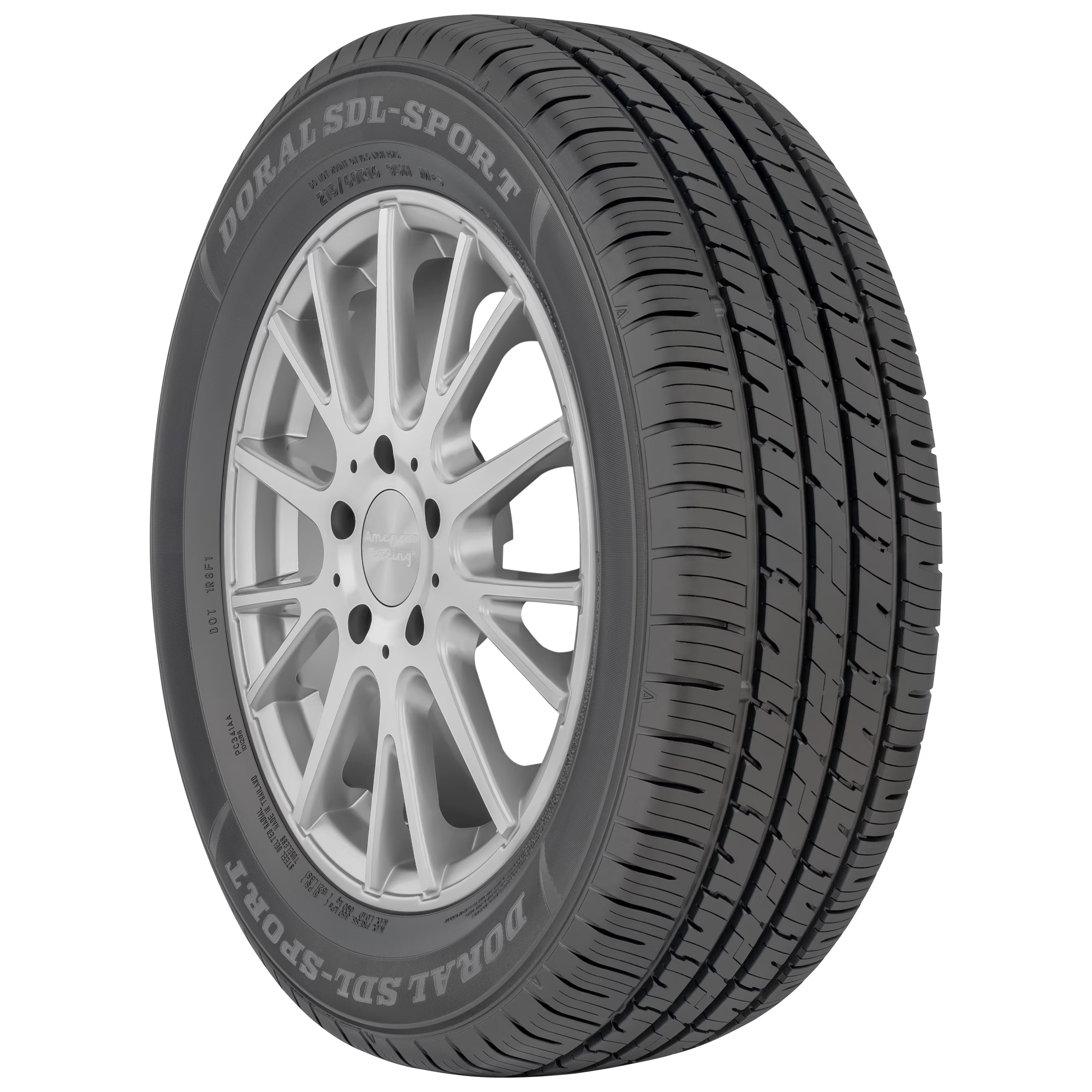 Set of 4 Doral SDL-Sport 205/65R16 95H Tires Fits: 2016-21 Chevrolet Malibu L, 2013-17 Honda Accord LX