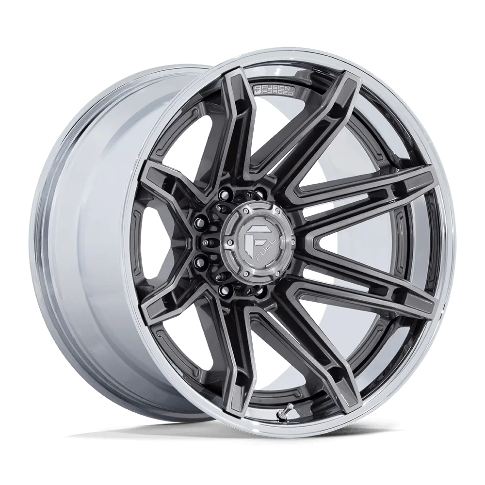 Fuel 1PC Fusion Forged Wheel D401 22x10 8x170 PLTNM-CHR -18mm, FC401AP22108718N