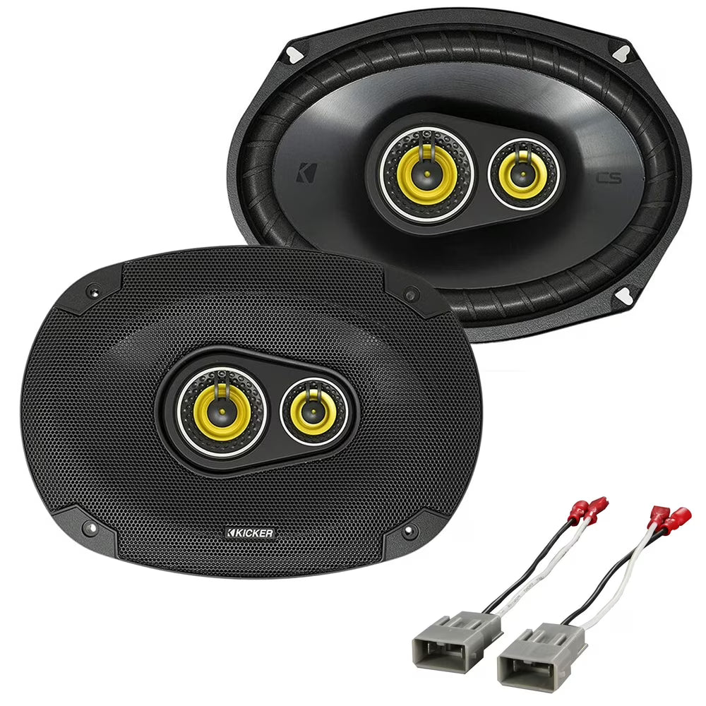 Kicker CS Series Rear Deck Speaker Replacement Package Fits select 1998-2007 Honda Accord
