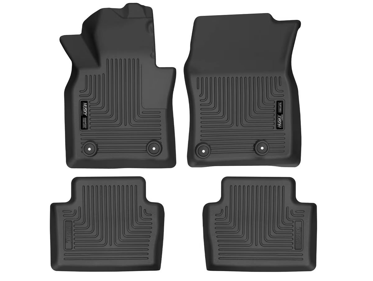 Husky Liners Weatherbeater Floor Mats | Fits 2020 - 2025 Mazda CX-30 (All Wheel Drive) | Front & 2nd Row, 4-pc Black - 95981