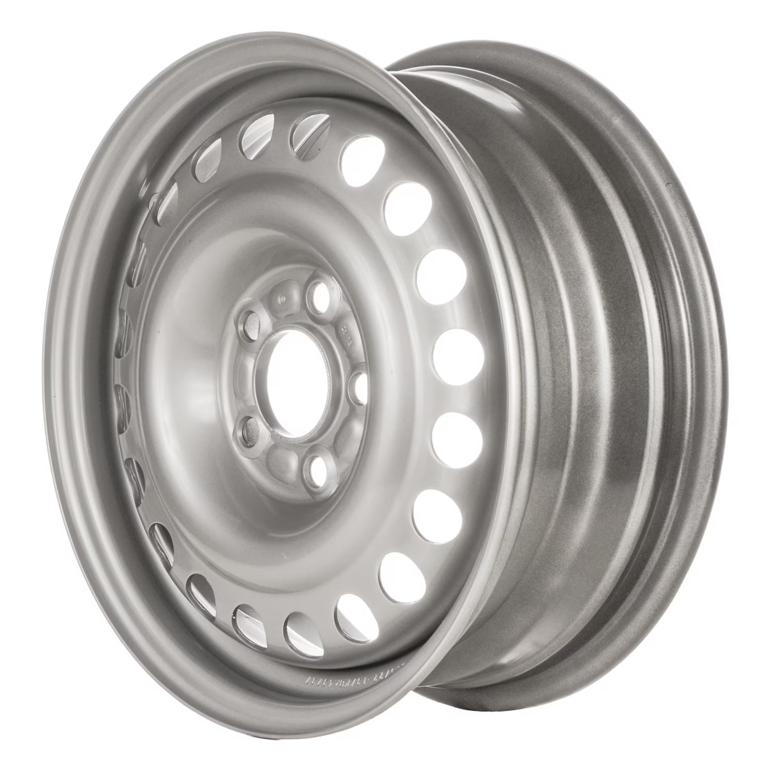 Remanufactured Painted Silver Steel Wheel 15 x 6 2T1Z1007A fits 2010-2013 Ford Transit Connect