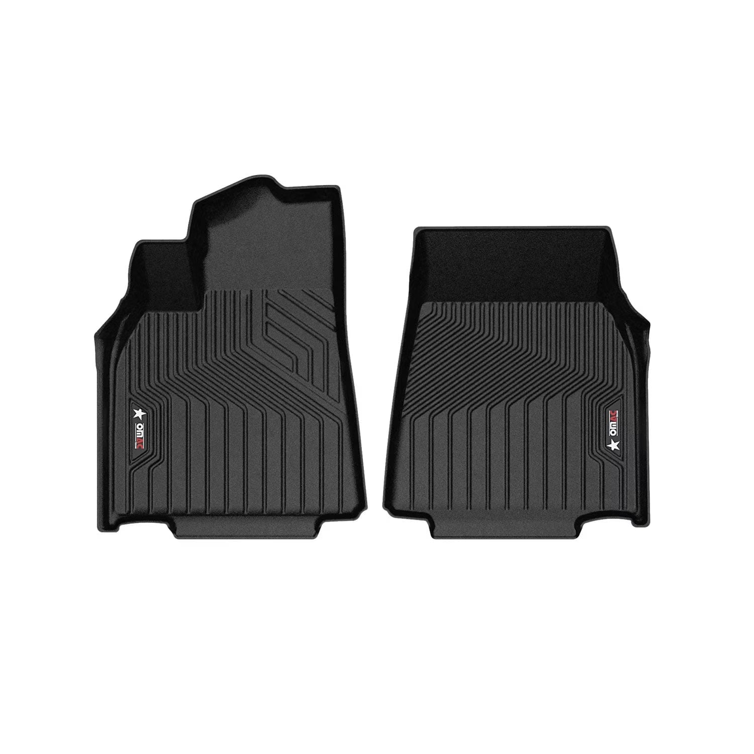 OMAC Premium Floor Mats for Tesla Model Y 2022-2025 Front Heavy Duty Black