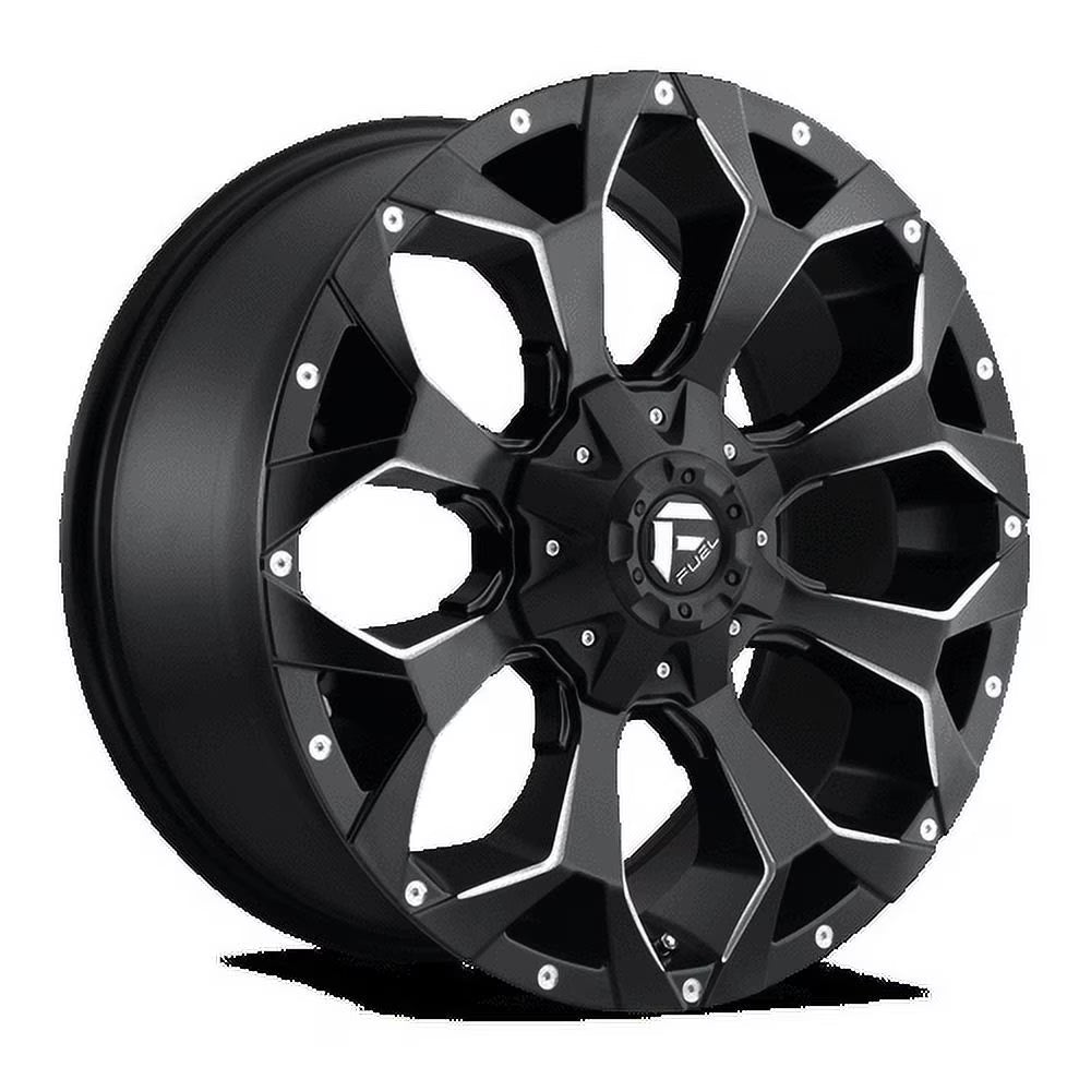 Fuel 1PC Aluminum Rim D546 ASSAULT 20X9in Matte Black Milled Finish, D54620907057