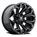 Fuel D576 Assault 20X9 6X135/6X139.7 1Et 78.1Cb Gloss Black Milled Wheel