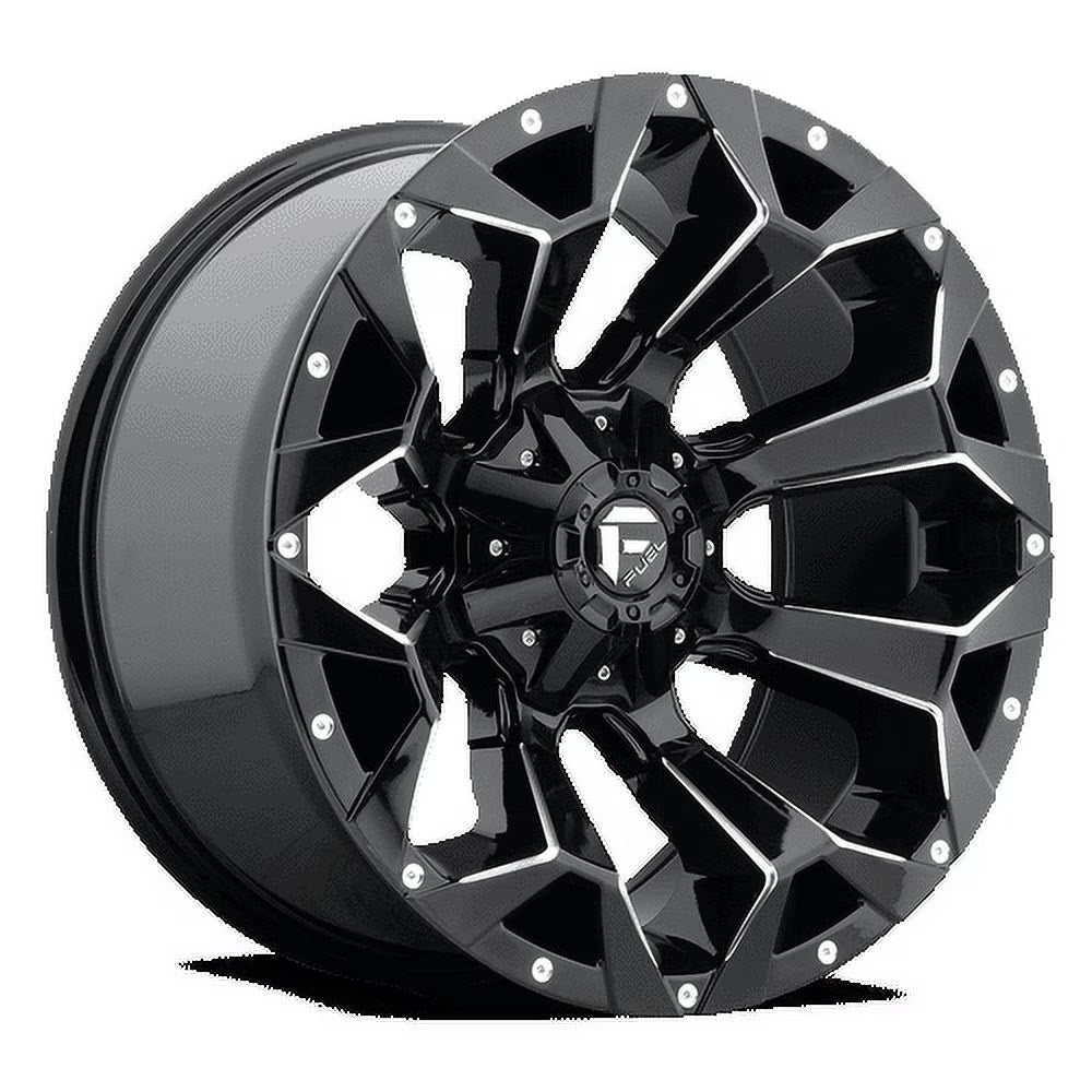 Fuel D576 Assault 20X9 6X135/6X139.7 1Et 78.1Cb Gloss Black Milled Wheel