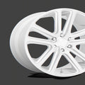 Dub S257 Flex 24X10 6X135 30Et 87.1Cb Gloss Silver Brushed Face Wheel