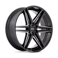 DUB 1PC Cast Aluminum Rim S267 26X10 6X5.5 G-BLK MILL 25MM, S267260084+25