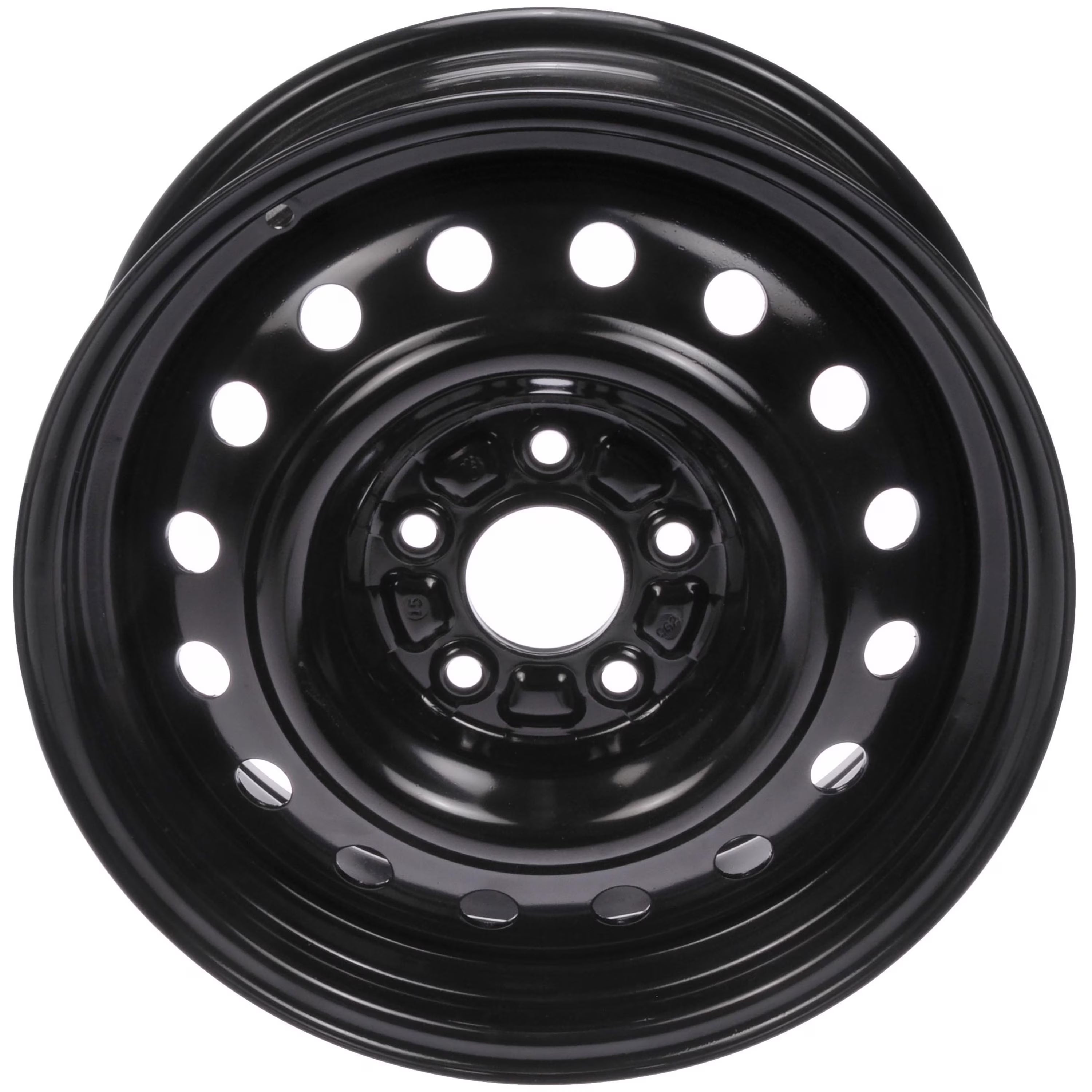 Dorman 939-122 Steel 16  Wheel Rim 16 x 6.5-inch 5-Lug Black, for Specific Chrysler / Dodge Models