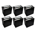 Pacer P-105 6 Volt 220Ah Deep Cycle Battery - Replaces Trojan T-105 | Set of 6